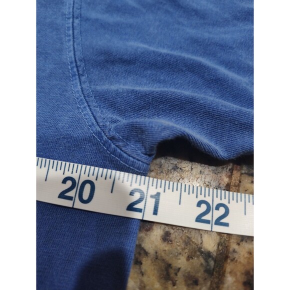 Champion Short Sleeve Algodon Faded Blue T-Shirt Size Adult Large Fast Shipping - Picture 2 of 11